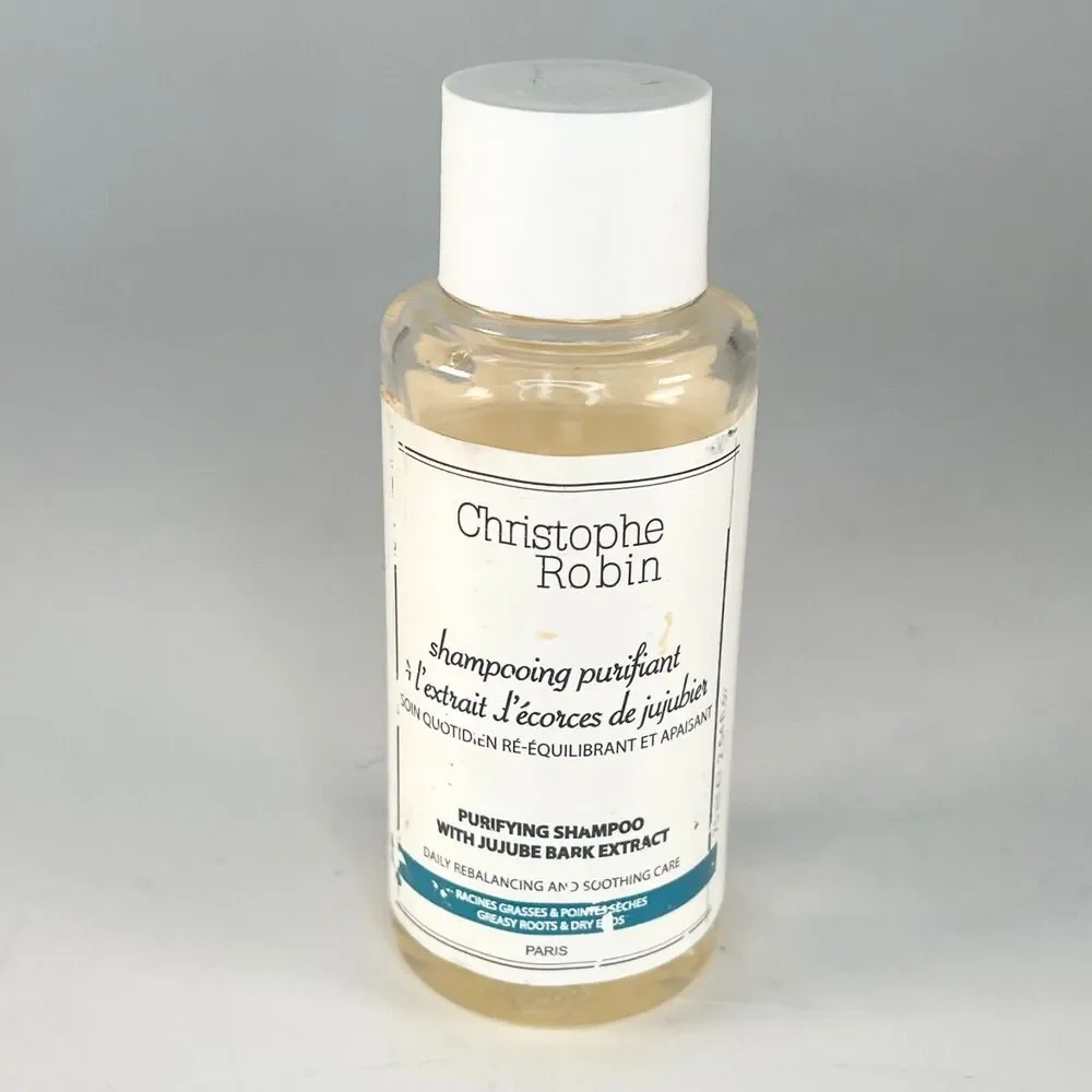 Christophe Robin Purifying Hair Shampoo Balancing Travel 2.54 fl oz 75ml New